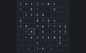 screenshot of "Sudoku XV"