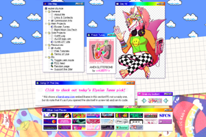 screenshot of "auberylis [dot] moe"