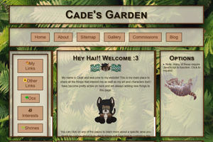 screenshot of "Cade's Garden"
