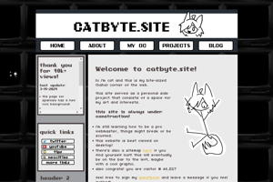 screenshot of "cat byte"