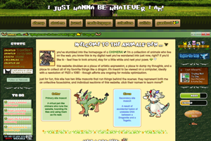 screenshot of "animal's den"