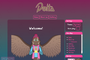 screenshot of "Delta's Place"