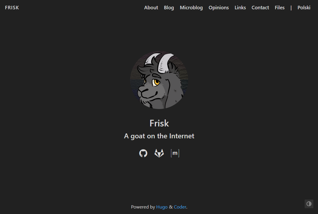 screenshot of "Frisk"