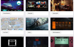 screenshot of "Game UI Database"