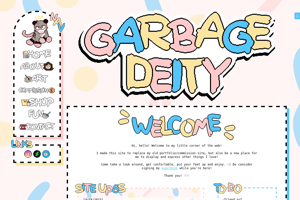 screenshot of "garbage town"