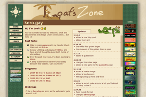 screenshot of "kero.gay"