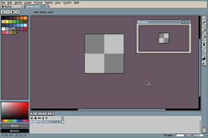 screenshot of "LibreSprite"