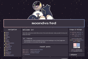 screenshot of "moondvsted"