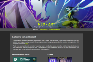 screenshot of "NEO ART"