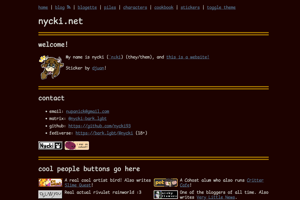 screenshot of "nycki.net"