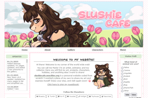 screenshot of "SlushieCafe"