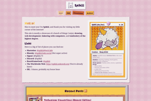 screenshot of "Spikiii"