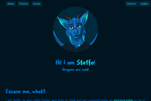 screenshot of "Steffo.dev"